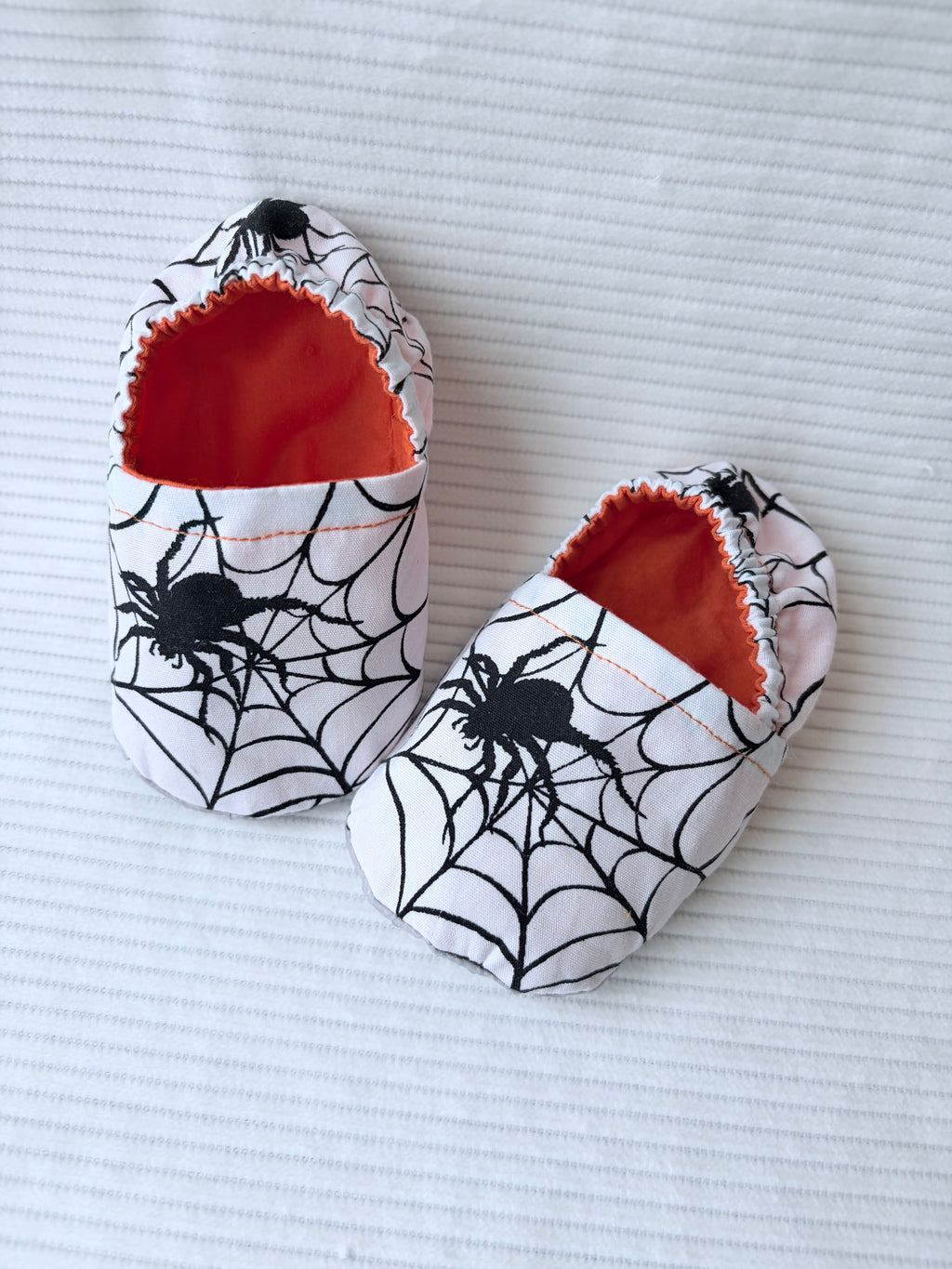 2 in 1 Reversible Halloween Booties  - 3-6 months
